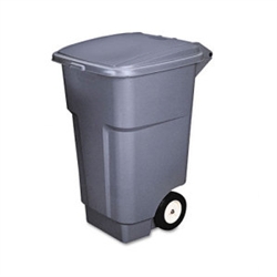 Big Wheel Barrel - Square 50 Gallon  - Rubbermaid
