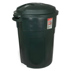 Trash Barrel - Plastic 32 Gallon  - Rubbermaid