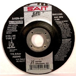 Cutting Wheel - 4-1/2" Aluminum (Type 27)