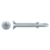 SDS Screws w/ Wings- #12 x 2" Flat Head (Case)