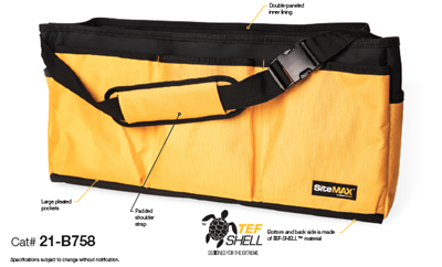 24" Yellow/Black Stake Bag