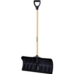 24" Poly Pusher Snow Shovel