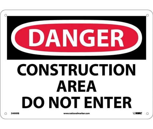 Danger Sign- Construction Area Do Not Enter