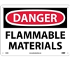 Danger Sign- Flammable Materials