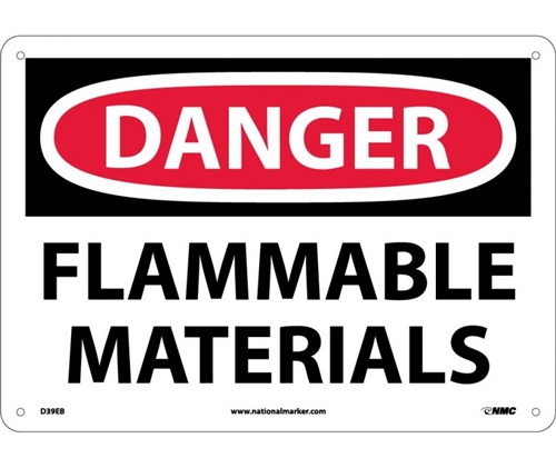 Danger Sign- Flammable Materials