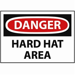 Danger Sign- Hard Hat Area