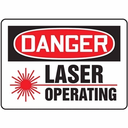 Danger Sign- Laser Operating