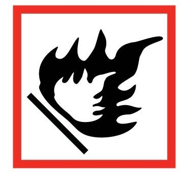 Flammable Label (25/PKG)