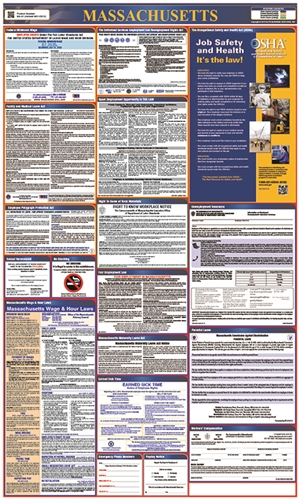Massachusetts State / Federal Compliance Rights Poster