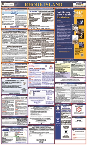 Rhode Island State / Federal Compliance Rights Poster