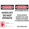 Danger Tags- Do Not Operate