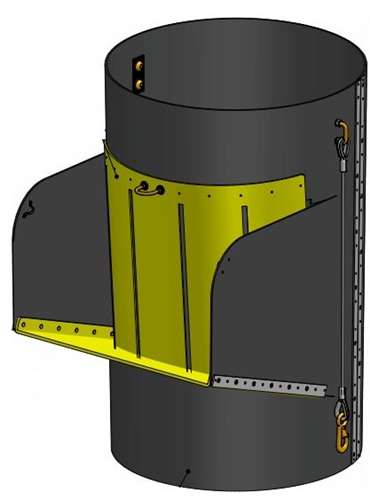 Trash Chute - Door Hopper - Superchute