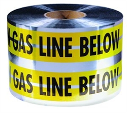 Detectable Tape- Yellow "Gas"