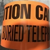 Non-Detectable Tape- Orange Telephone Line Buried Below