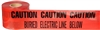 Non-Detectable Tape- Red 'Electric Line Below'