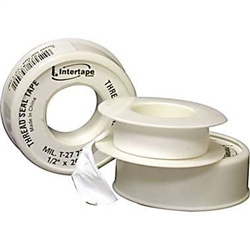 White Thread Seal Tape (1/2" x 520")