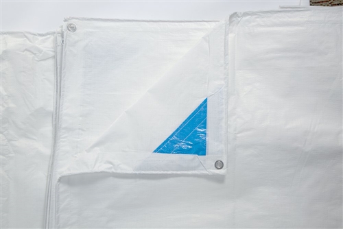 Reinforced Poly Tarp - 30' x 40'  Fire Retardant