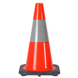 18" Reflective Traffic Cone