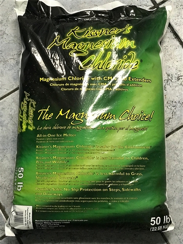 50lb. Magnesium Chloride Ice Melt-  Green Tint