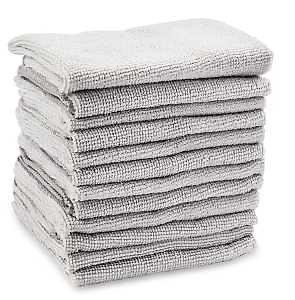Microfiber Wipers - GRAY 14" x 14" (12/pack)