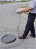 Manhole Cover Hook Remover w/ Chain
