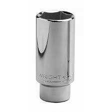1/2" Dr. Socket- Deep Chrome Finish (1/2")