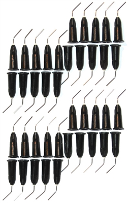 Sealant Opaque Black Luer Lock Applicator Tips - Quantity 200