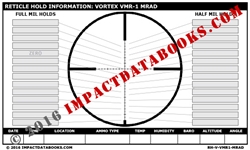 Vortex VMR-1 MRAD Reticle (Laminated)