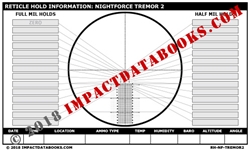 Nightforce Tremor 2 Reticle