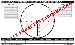 Sig Sauer Horseshoe Dot 300 BLK