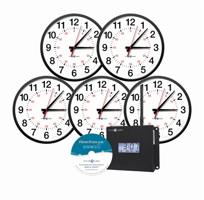 Pyramid Wireless Analog Clocks in a Box Bundle