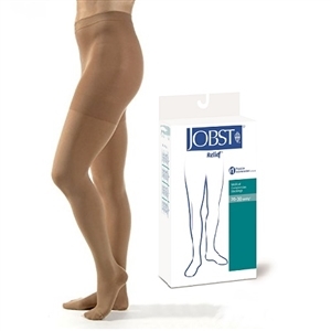 JOBST® Relief® Compression Waist High, 30-40 mmHg Closed Toe, Beige