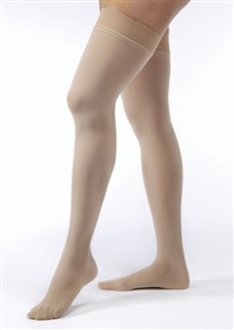 JOBST® Women's Opaque Thigh High Dot 30-40 mmHg Closed Toe