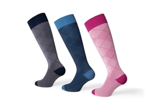 JOBST® Casual Pattern Knee High Compression Socks, 20-30 mmHg, Closed Toe