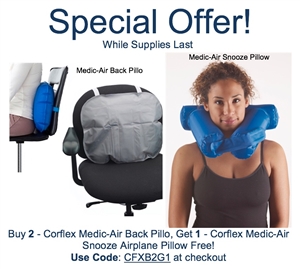 Medic Air Inflatable Support Pillows - North Coast Medical