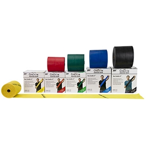 CanDo® Low Powder Exercise Band Rolls