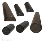 CanDo® Black Composite Foam Rollers