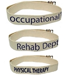 Kinsman Rehab Department Labeled Gait Belts