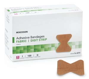 McKesson Fingertip/Knuckle Fabric Adhesive Strip