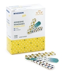 McKesson Kids™ Plastic Rectangle Adhesive Bandage (Assorted Print)