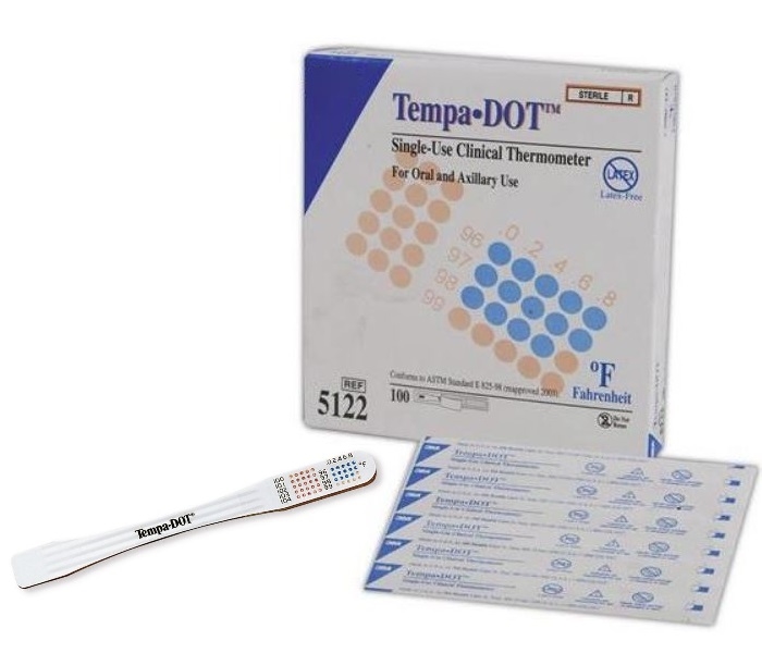 Tempa-DOT™ Disposable Sterile Thermometers
