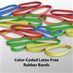 North Coast Medical Color-Coded Latex Free Rubber Bands