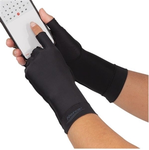 Norco® Compression Gloves, Tipless Finger, Over the Wrist (Black)