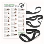 OPTP Stretch Out Strap® XL with Training & Conditioning Poster