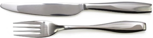 Heavyweight Silverware (set of Fork and Knife)