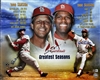 16x20 Bob Gibson & Stan Musial autographed print "Greatest Seasons"