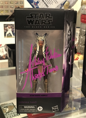 Autographed Ahsoka Tano Star Wars Black Series 6â€ action figure by Ashley Eckstein