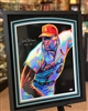 16x24" autographed 3D print of Bob Gibson by Steven Walden