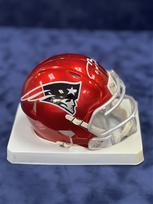 Tom Brady Patriots Mini Helmet
