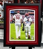 St Louis Cardinals Yadier Molina & Adam Wainwright framed 11x14â€ dual signed  print